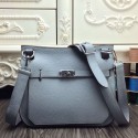 AAAAA Hermes Blue Lin Large Jypsiere 34cm Bag HT00826