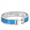 Best Quality Hermes Blue Enamel Clic H PM Bracelet HT00766