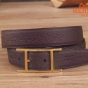 Best Quality Hermes Quentin 32 MM Chocolate Reversible Belt HT00782