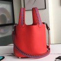 Best Quality Hermes Red Picotin Lock 18cm Bag With Braided Handles HT01180