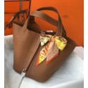 Best Quality Hermes So Kelly 22cm Bag In Rose Brown Leather HT01099