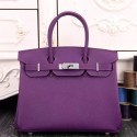 Best Replica Hermes Birkin 30cm 35cm Bag In Purple Epsom Leather HT01034