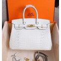 Best Replica Hermes Birkin 30cm Niloticus Crocodile Himalaya HT00168