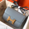 Best Replica Hermes Epsom Constance 24cm Blue Lin Handmade Bag HT00238