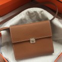 Cheap Hermes Brown Clic 16 Wallet With Strap HT01191