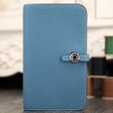 Copy Hermes Dogon Combine Wallet In Jean Blue Leather HT00624