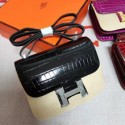 Fake Hermes Black 18cm Bag HT00833