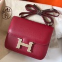 First-class Quality Hermes Mini Constance 18cm Ruby Epsom Bag HT00120