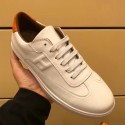 First-class Quality Hermes Quicker Sneaker In White Leather HT00916