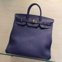 Hermes Blue Haut a Courroies HAC Birkin 40cm Bag HT00554