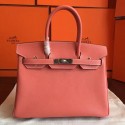 Hermes Crevette Epsom Birkin 30cm Handmade Bag HT00020