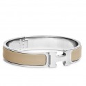 Hermes Etoupe Enamel Clic H PM Bracelet HT00737