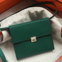 Hermes Green Clic 16 Wallet With Strap HT00271