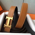 Hermes H Belt Buckle &amp; Brown Epsom 32 MM Strap HT00841