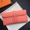 Hermes Jige Elan 29 Clutch Bag In Crevette Epsom Leather HT01061