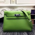 Hermes Kelly Danse Bag In Green Swift Leather HT00225