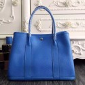 Hermes Medium Garden Party 36cm Tote In Blue Leather HT00728