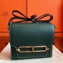 Hermes Mini Sac Roulis Bag In Green Swift Leather HT00316