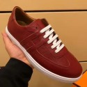 Hermes Olympic Sneakers In Red Leather HT00517