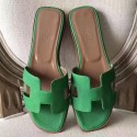 Hermes Oran Sandals In Bamboo Epsom Leather HT00982