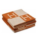 Hermes Orange Avalon Blanket HT00201