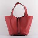 Hermes Picotin Lock Bag In Red Leather HT00987