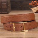 Hermes Quentin 32 MM Brown Reversible Belt HT01090