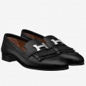 Hermes Royal Loafers In Black Calfskin HT01217