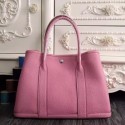 Hermes Small Garden Party 30cm Tote In Pink Leather HT00590