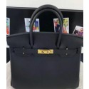 Hermes So Black Box Birkin 30cm Handmade Bag HT00770