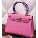 Hermes So Pink Box Kelly Retourne 28cm Handmade Bag HT01353