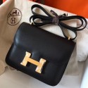 High Quality Hermes Mini Constance 18cm Black Epsom Bag HT00666