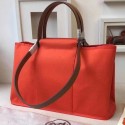 High Quality Knockoff Hermes Cabag Elan Bag In Capucine Canvas HT01324