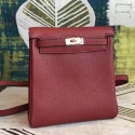 High Quality Replica Hermes Bordeaux Clemence Kelly Ado PM Backpack HT00883