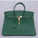 Imitation Best Quality Hermes Birkin 35cm Bag cowhide material HT00519