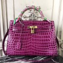 Imitation Best Quality Hermes Kelly 32cm Bag In Fuchsia Crocodile Leather HT00527