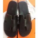 Imitation Hermes Black Swift Izmir Sandals HT00588