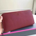 Imitation Hermes Ruby Clemence Azap Zipped Wallet HT00574