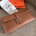 Knockoff Luxury Hermes Jige Elan 29 Clutch Bag In Brown Epsom Leather HT00197