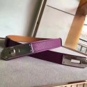 Replica Designer Hermes Cyclamen Epsom Kelly Belt With Palladium Hardware HT01246