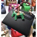 Replica Hermes Black Picnic Kelly Mini 20cm Wicker Bag HT00240