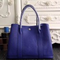 Replica Hermes Medium Garden Party 36cm Tote In Electric Blue Leather HT00104