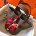 Replica Hermes Taupe Picotin Lock MM 22cm Handmade Bag HT00244