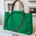 Replica Luxury Hermes Cabag Elan Bag In Bamboo Canvas HT00725