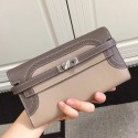 Top Hermes Bicolor Kelly Ghillies Wallet In Beige Swift Leather HT00277