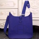 Best Quality Hermes Electric Blue Evelyne III PM Bag HT00384