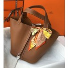 Best Quality Hermes So Kelly 22cm Bag In Rose Brown Leather HT01099