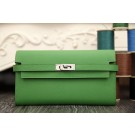 Fake Hermes Kelly Longue Wallet In Bamboo Epsom Leather HT01259