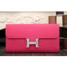 Fashion Hermes Constance Wallet In Peach Epsom Leather HT00236