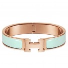 Hermes Aqua Enamel Clic H PM Bracelet HT01028